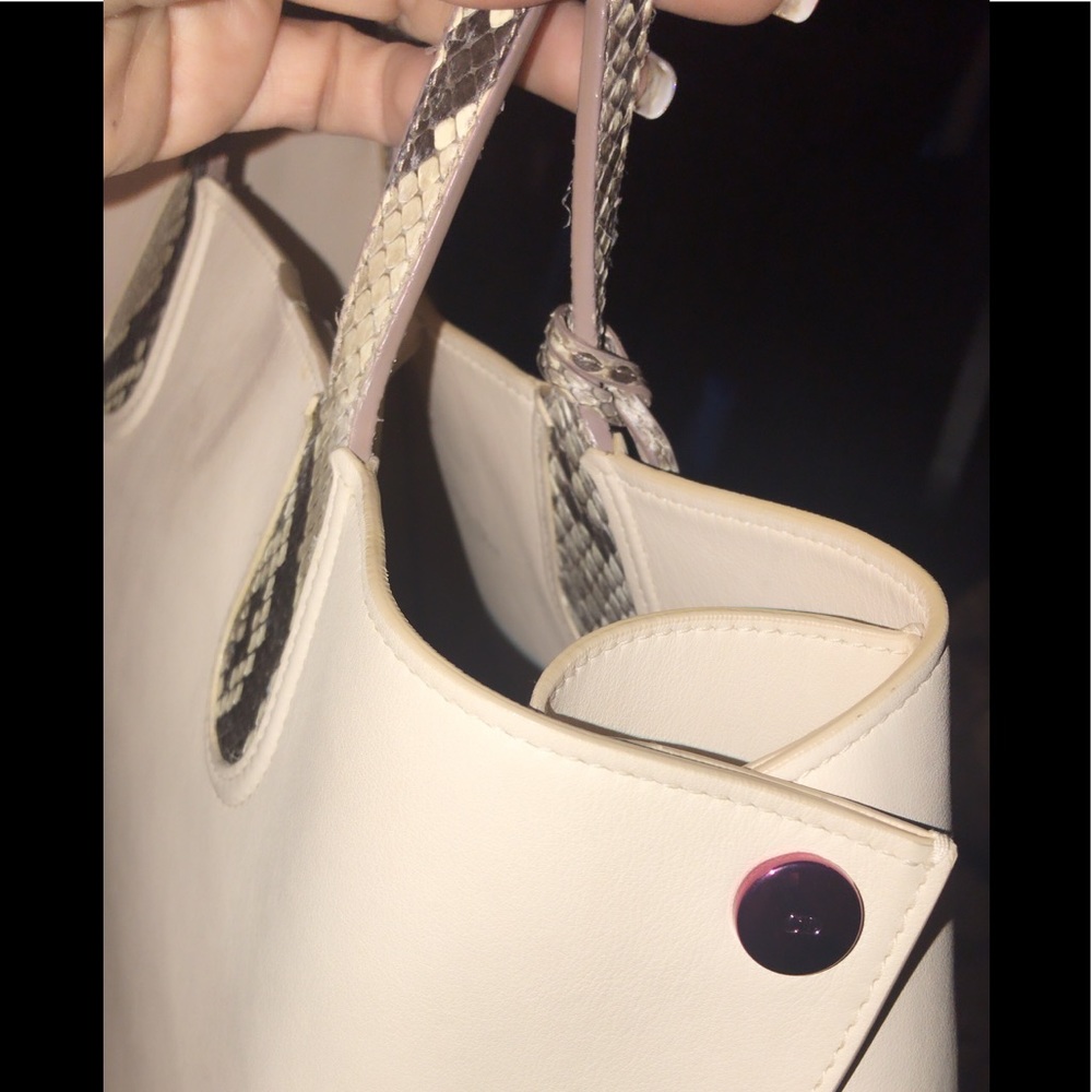 Trade🌱🌺Dior Addict Vertical tote w/python - Picture 3 of 8